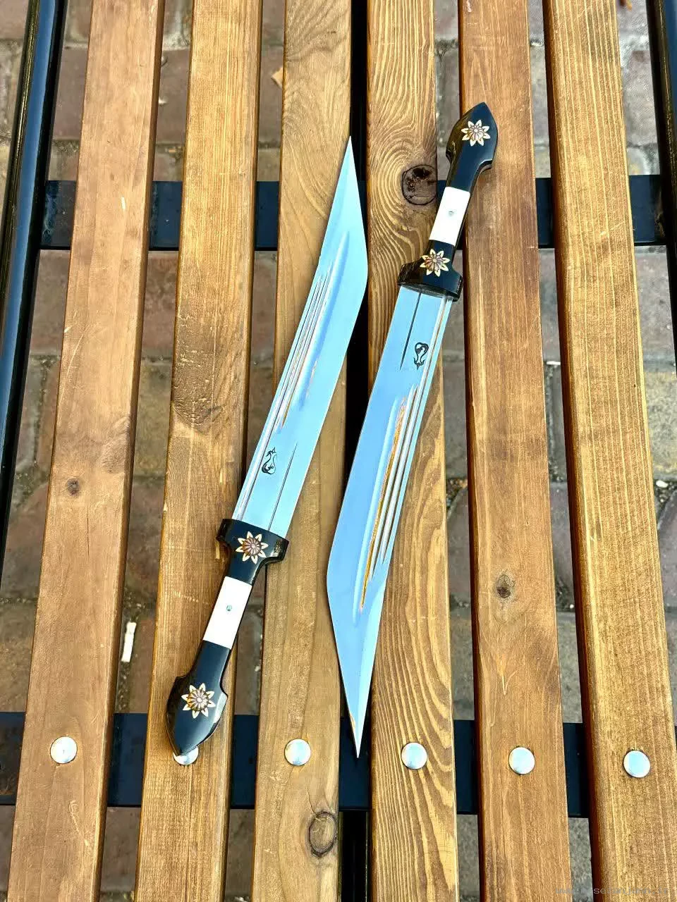 نیمچه قمه تک لبه استاد علی 1 نیمچه قمه تک لبه استاد علی