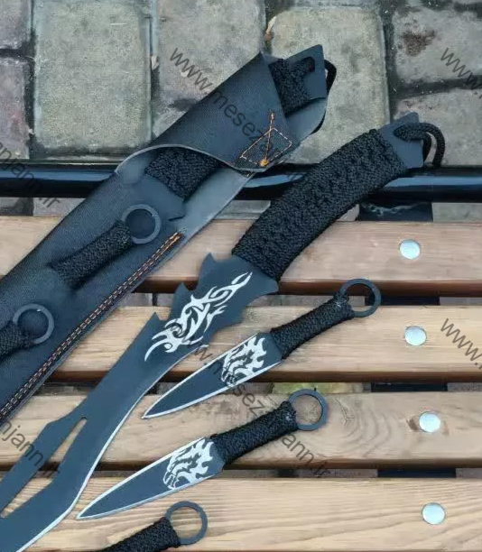 ست پرتابی نینجا مدل اژدها 3 ست پرتابی نینجا مدل اژدها