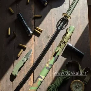 شمشیر سامورایی چریکی ارتشی تیغه ضد زنگ