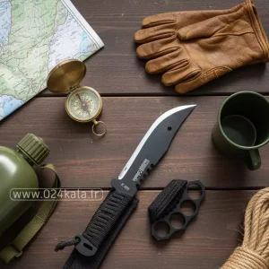 ست تخفیف دار پنجه بوکس و چاقوی شکاری K320