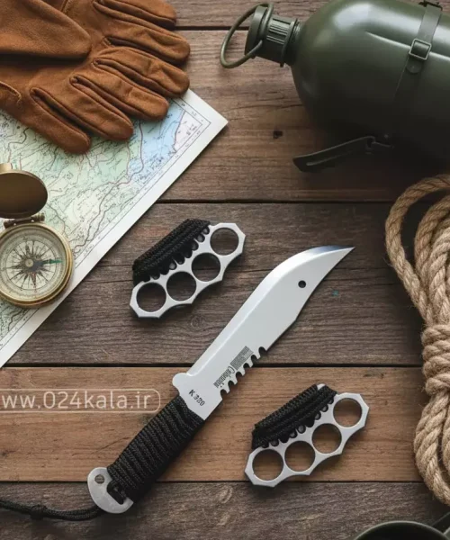 ست تخفیف دار پنجه بوکس و کارد شکاری براق