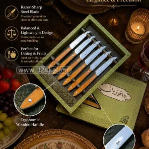 ست 6 عددی چاقوی مجلسی لاکچری