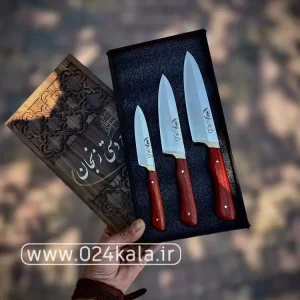 ست 3 عددی چاقوی آشپزخانه همراه با جعبه رایگان