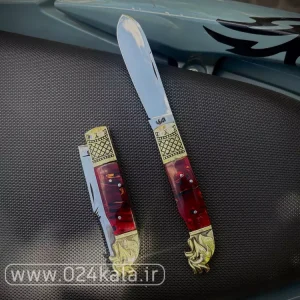 چاقوی تاشو مدل کهربا سفارشی