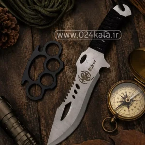 ست تخفیفی پنجه بوکس کلاسیک + چاقوی شکاری براق