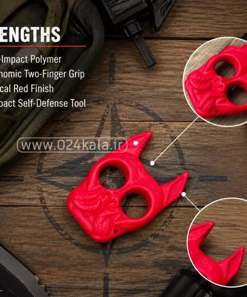 پنجه بوکس آمریکایی مدل گربه رنگ قرمز