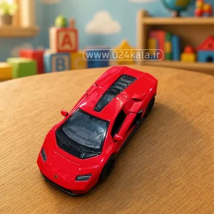 ماکت ماشین فلزی لامبورگینی رنگ قرمز مقیاس 1:32