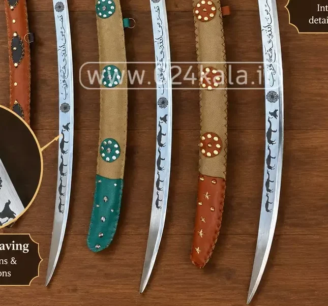 شمشیر عربی 100 سانتی تعزیه خوانی استاد عباسچیان 2 شمشیر عربی 100 سانتی تعزیه خوانی استاد عباسچیان