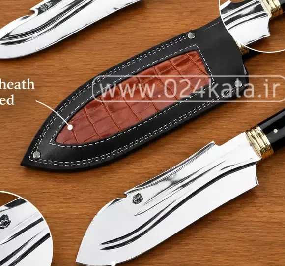 چاقوی شکاری کلکسیونی درجه یک استاد عباسچیان 2 چاقوی شکاری کلکسیونی درجه یک استاد عباسچیان